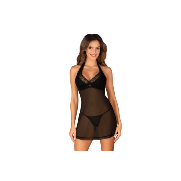 Medilla nuisette et string - Noire